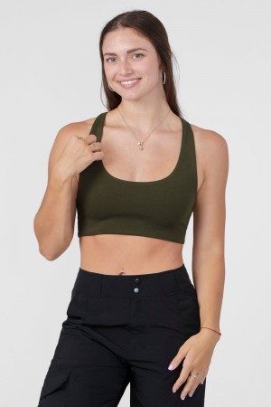 Young LA W306 Og Racerback 2.0 Olive | Australia ZAJDE-9582