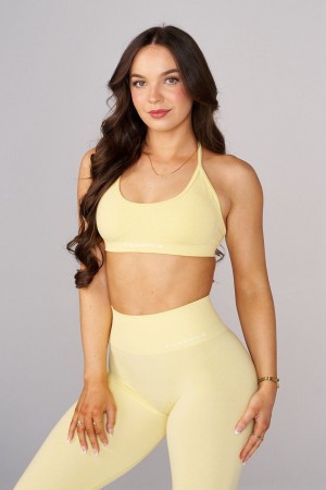 Young LA W342 Seamless Core Bra Spring 24' Yellow | Australia UGHJQ-3150