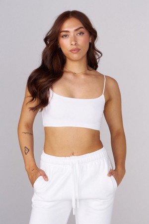 Young LA W347 Iris Tank White | Australia YWMHZ-0752