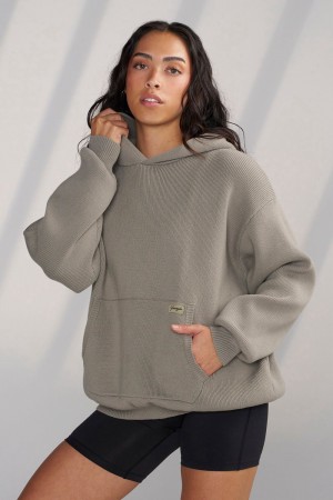 Young LA W514 - Bella Sweater Hoodie Grey | Australia LRVDZ-1589