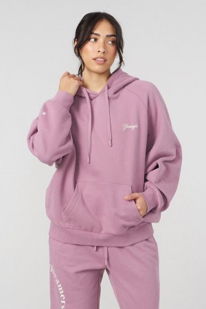 Young LA W516 Revolve Hoodie Purple | Australia ZPMAE-7409