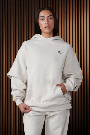 Young LA W520 - Urban Layer Hoodie White | Australia ZCHBU-1098