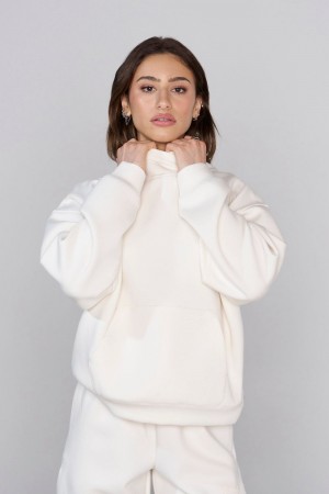 Young LA W534 Scuba Hoodie White | Australia MZFUX-4719