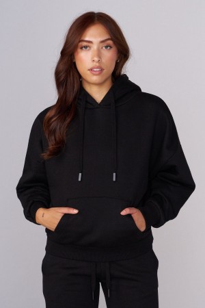 Young LA W546 Signature Hoodie Black | Australia SPXRG-7416