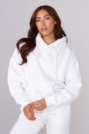 Young LA W546 Signature Hoodie White | Australia HYOQM-0726