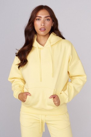 Young LA W546 Signature Hoodie Yellow | Australia MZEKR-0316