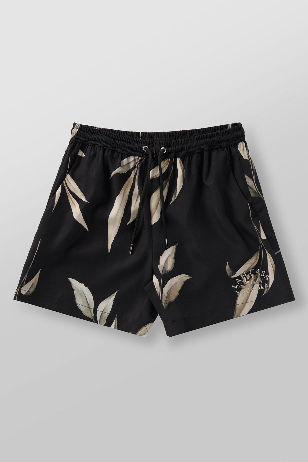 Young LA 1038 - Lah Casa Shorts Black | Australia FAMNP-9726