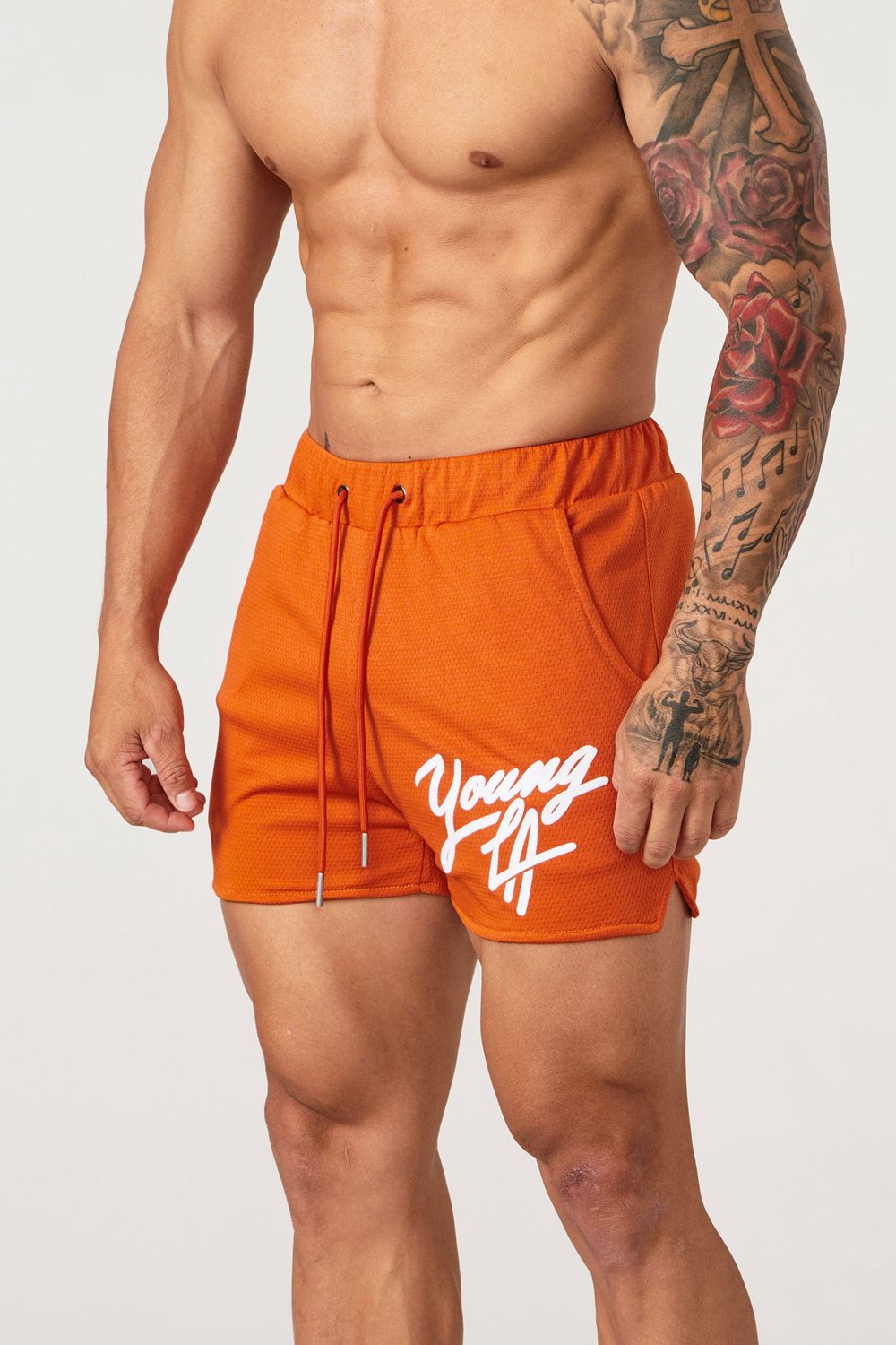 Young LA 104 Legacy Shorts Orange | Australia UZJFK-0617