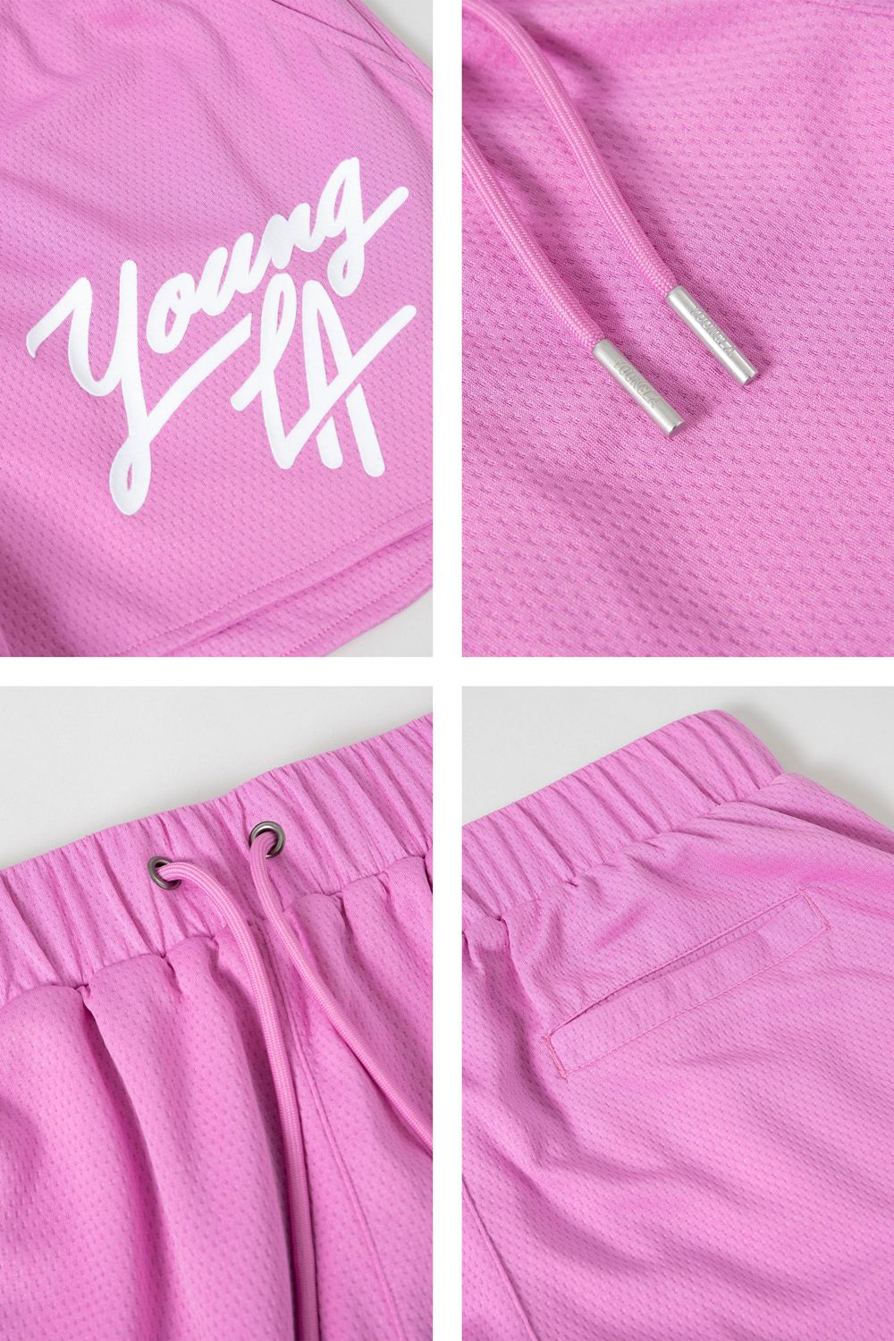 Young LA 104 Legacy Shorts Pink | Australia BWPAV-2876