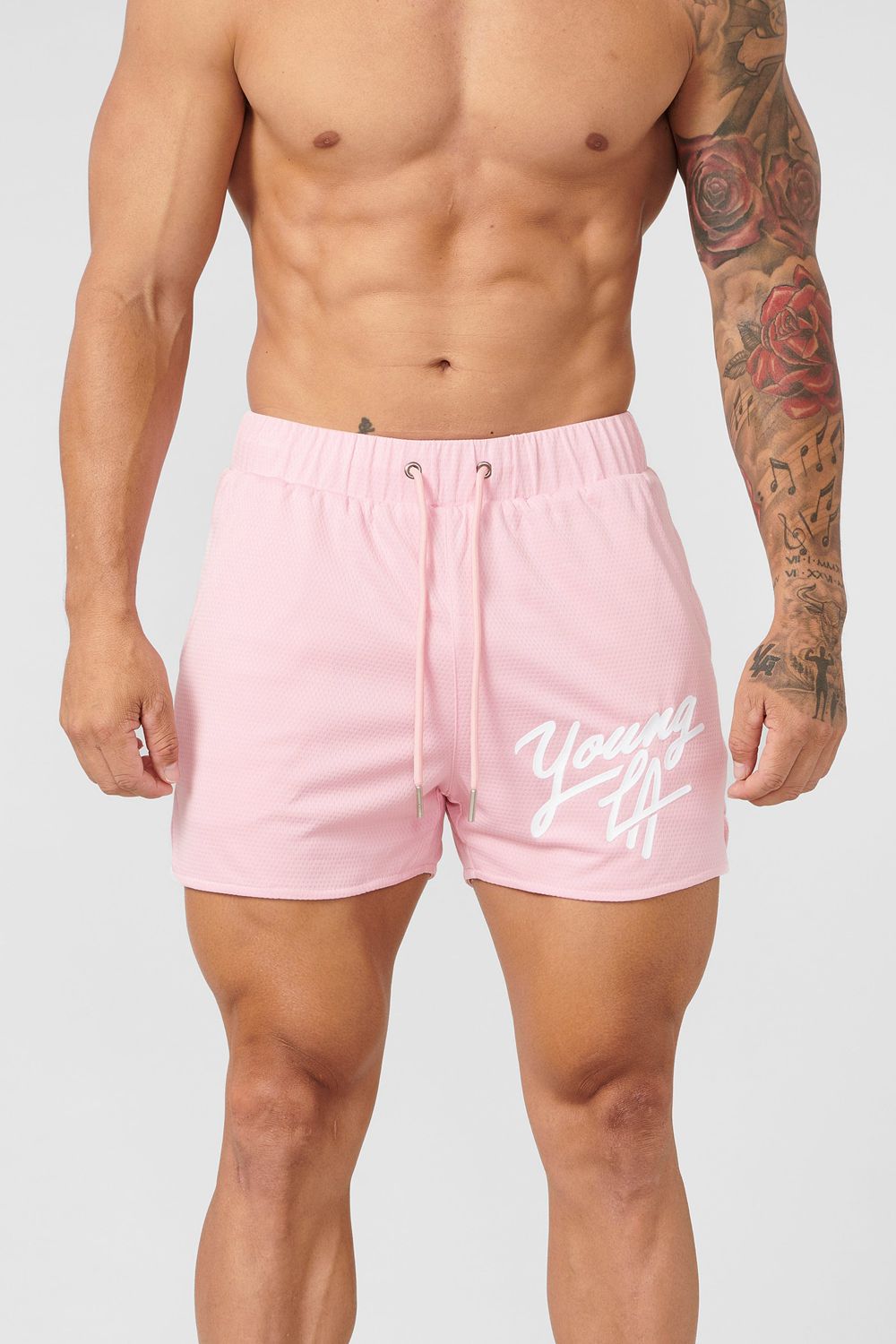 Young LA 104 Legacy Shorts Pink | Australia NEGXT-1539