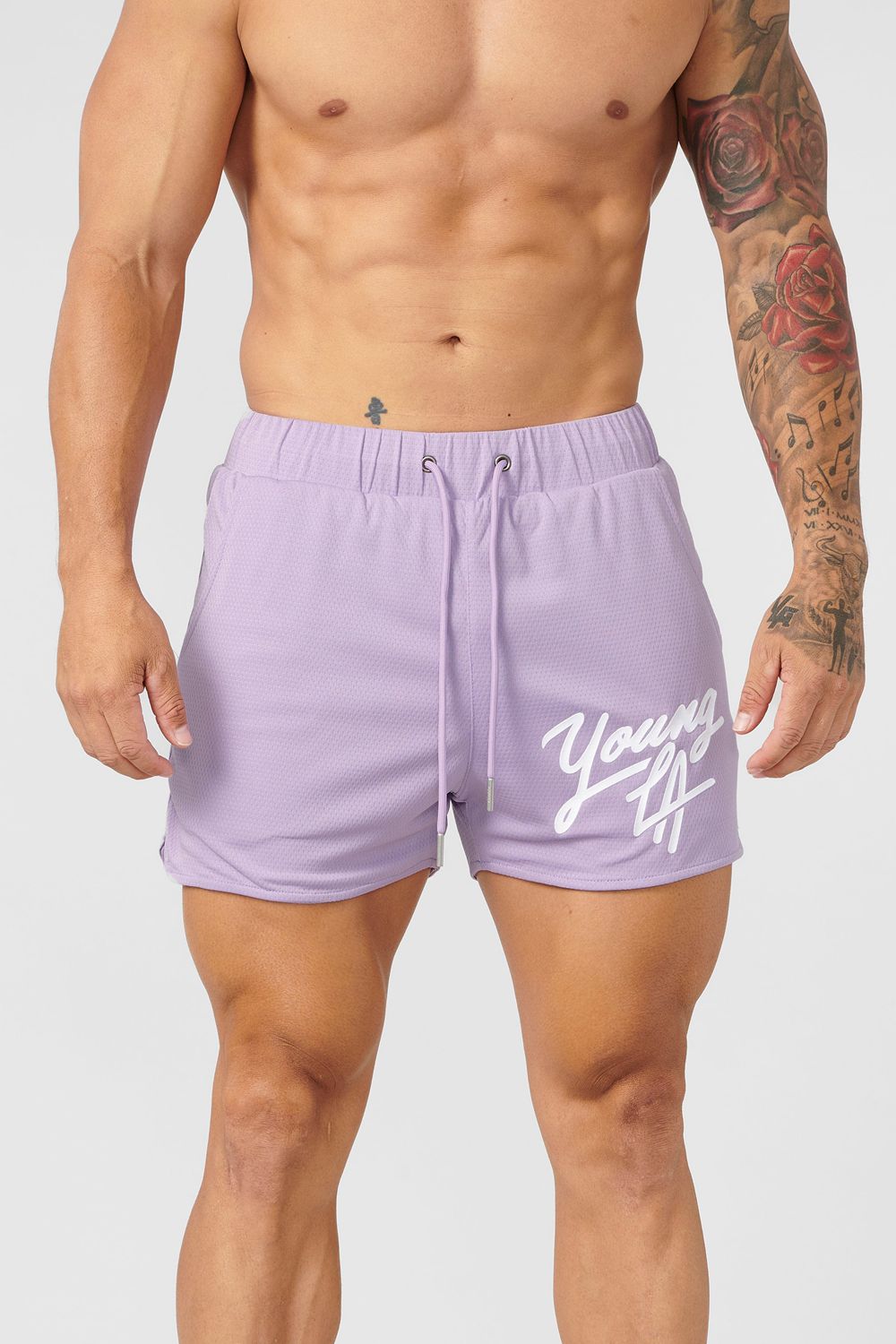 Young LA 104 Legacy Shorts Purple | Australia HGKLF-2631