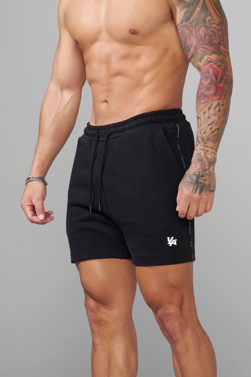 Young LA 1078 - Piping Collection - Shorts Black | Australia XLQSY-7109