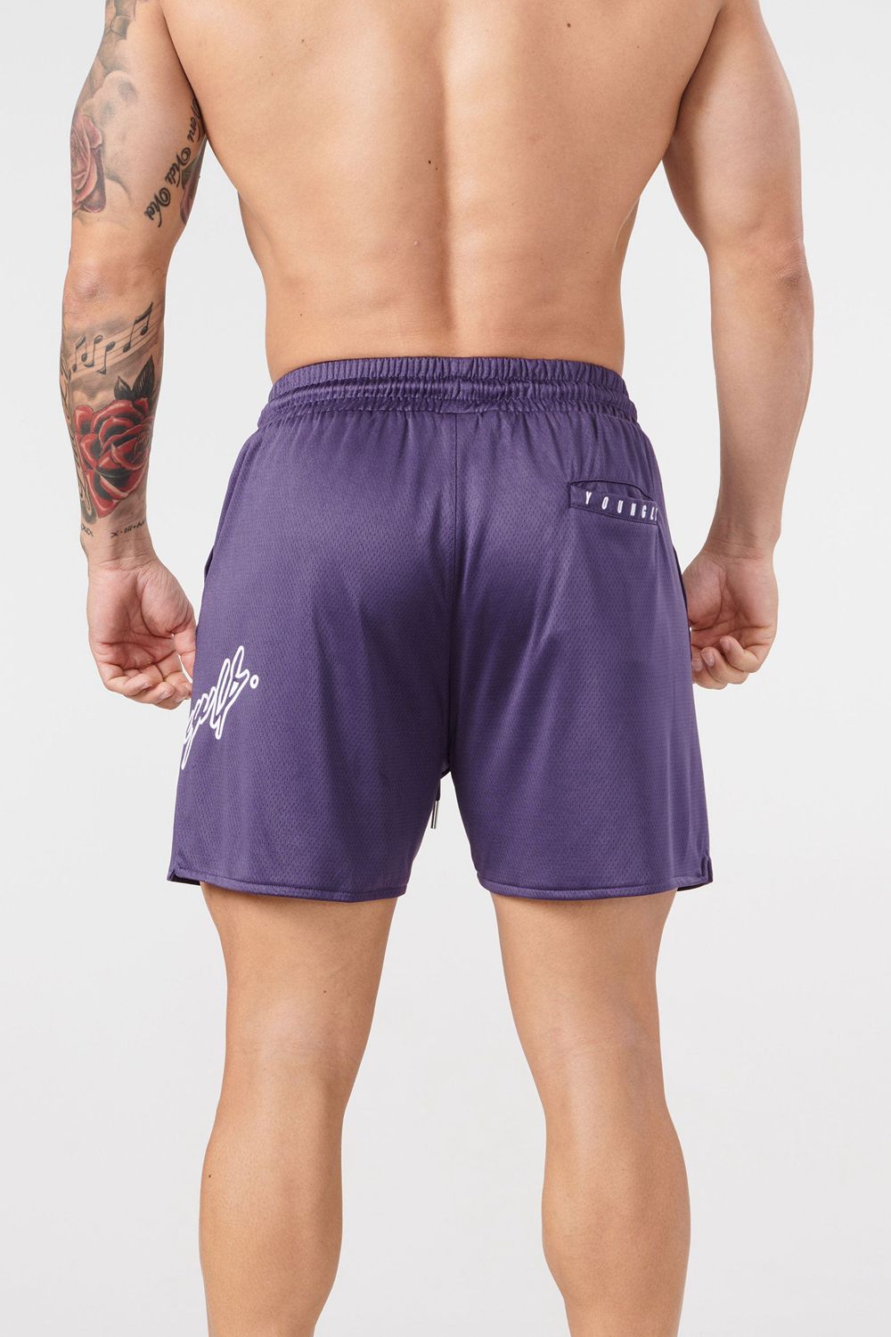 Young LA 117 Sig Shorts Purple | Australia PDCUQ-7134