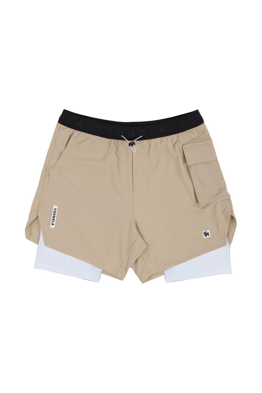 Young LA 121 Performance Line Compression Shorts Beige | Australia QHUPA-0896