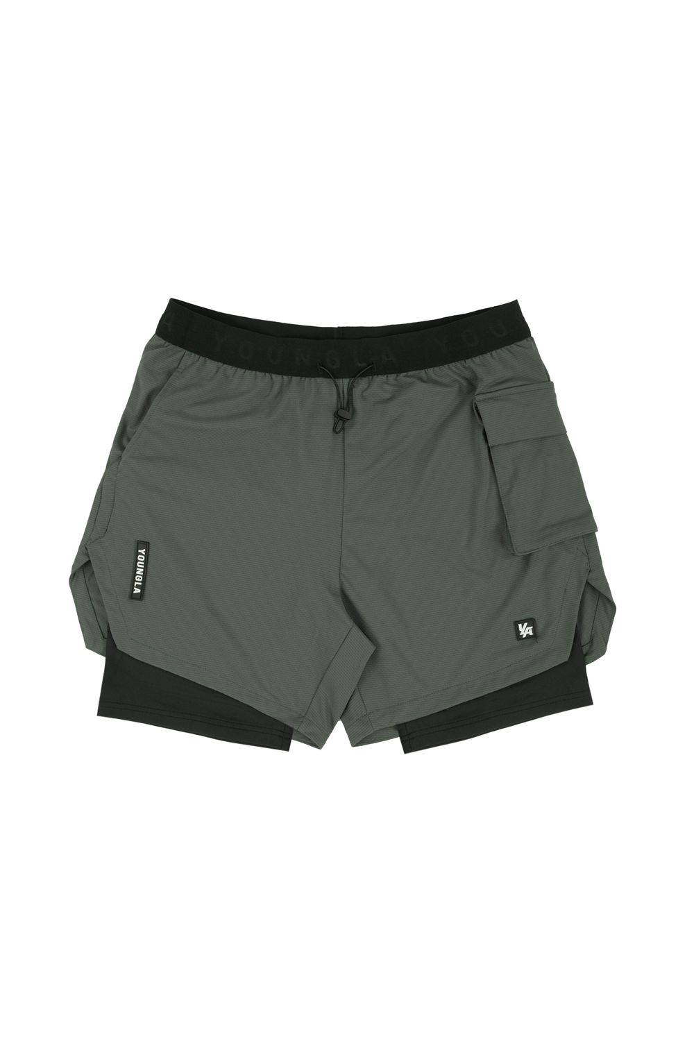 Young LA 121 Performance Line Compression Shorts Olive | Australia OYJHZ-0516