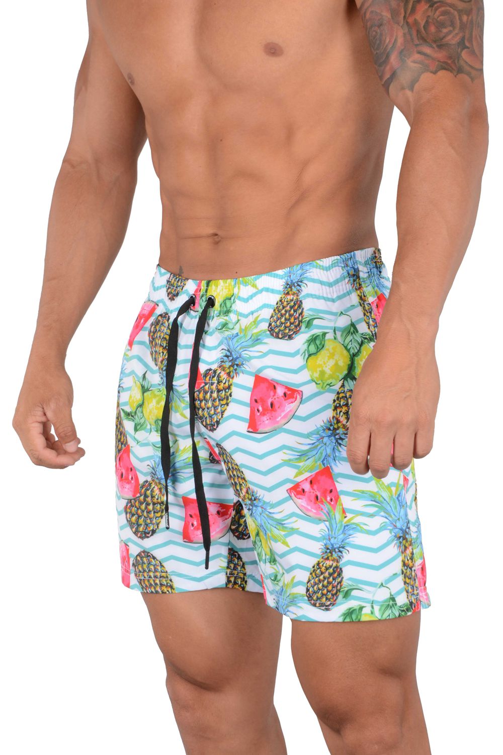 Young LA 128 Abstract Swim Shorts \'22 Multicolor | Australia CEVMR-4257