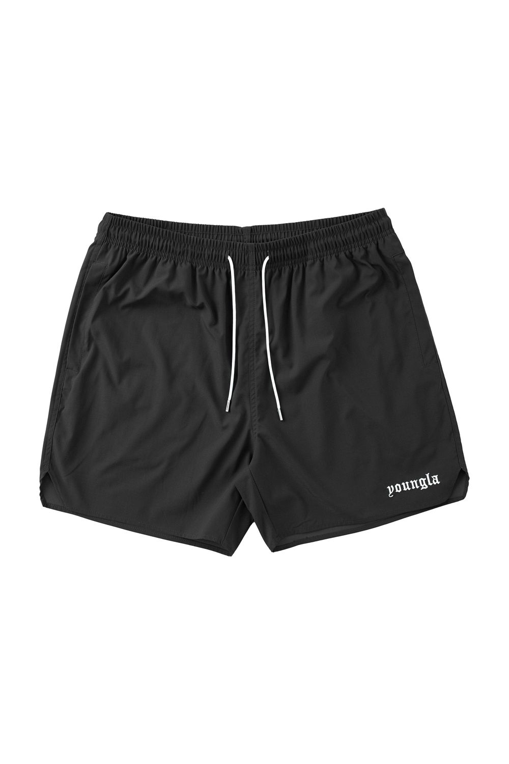 Young LA 131 The Finest Shorts Black | Australia TCNXK-1507