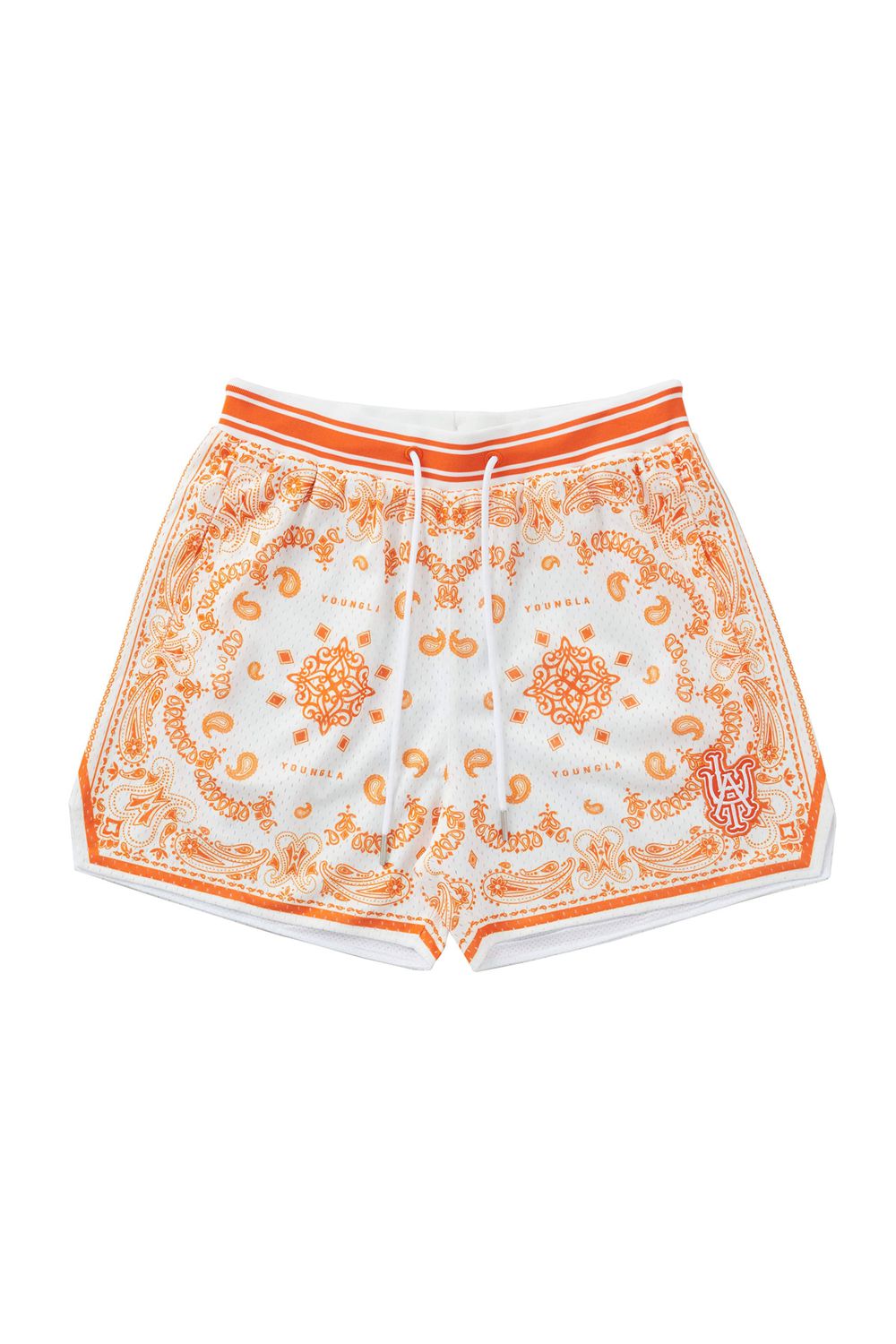 Young LA 132 Infamous Bandana Shorts Orange | Australia DUJWH-3186