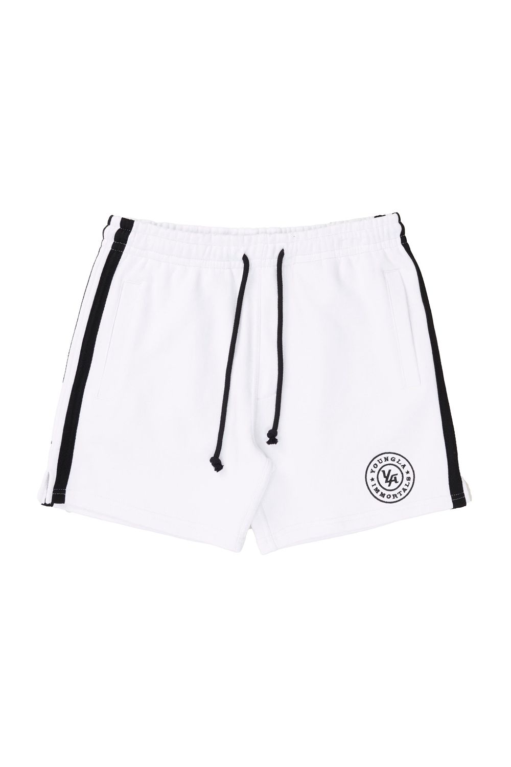 Young LA 137 - Golden Era Bodybuilding Shorts White | Australia WOANX-9582