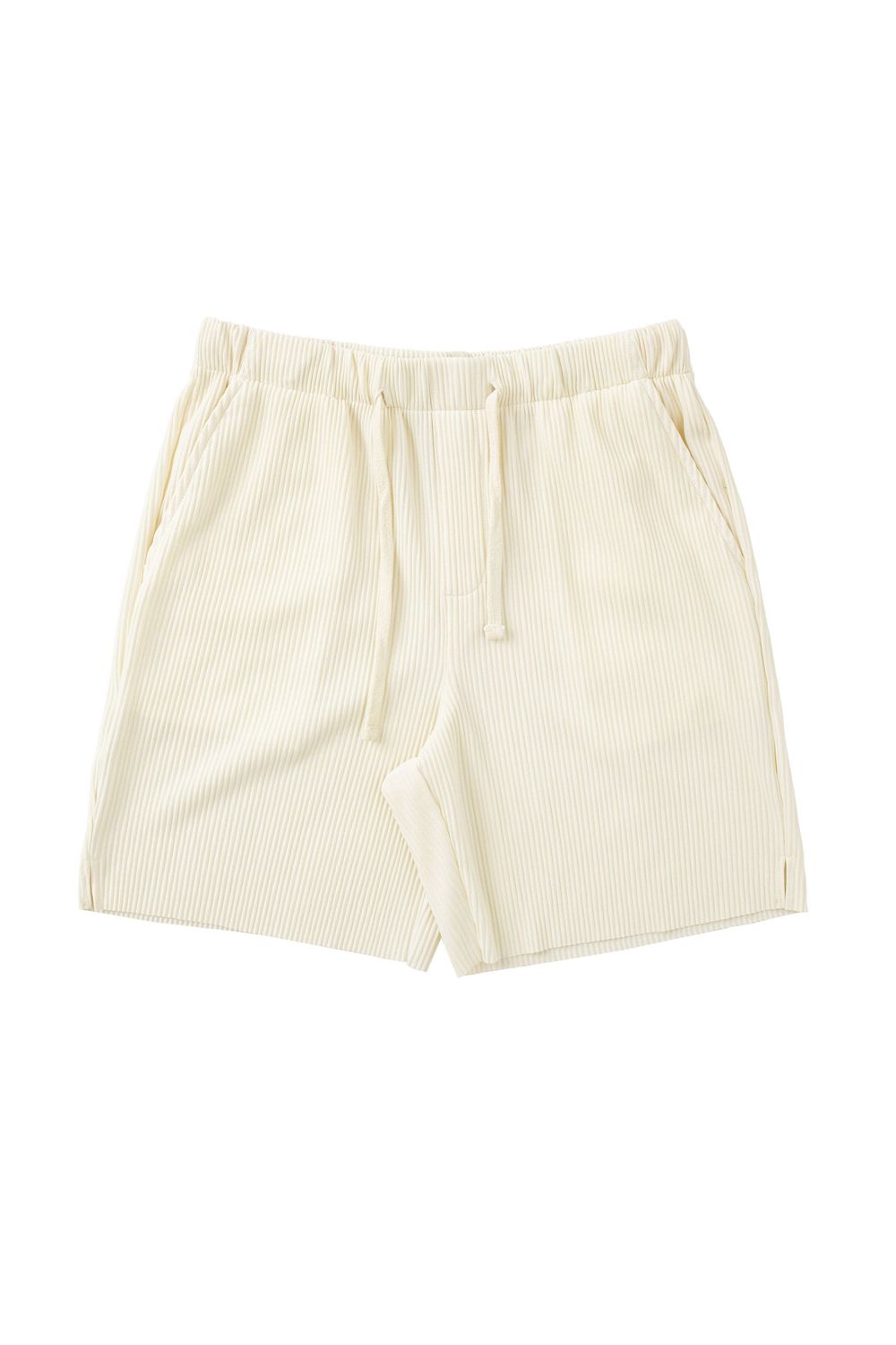 Young LA 148 Pleated Festival Shorts Cream | Australia CWOET-5426