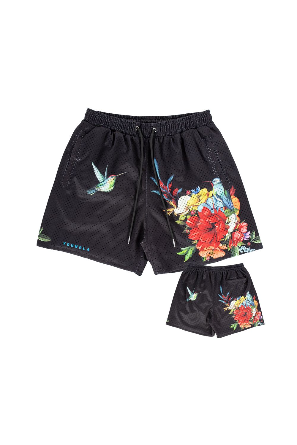 Young LA 150 After Party Shorts Black | Australia RYCMQ-3498