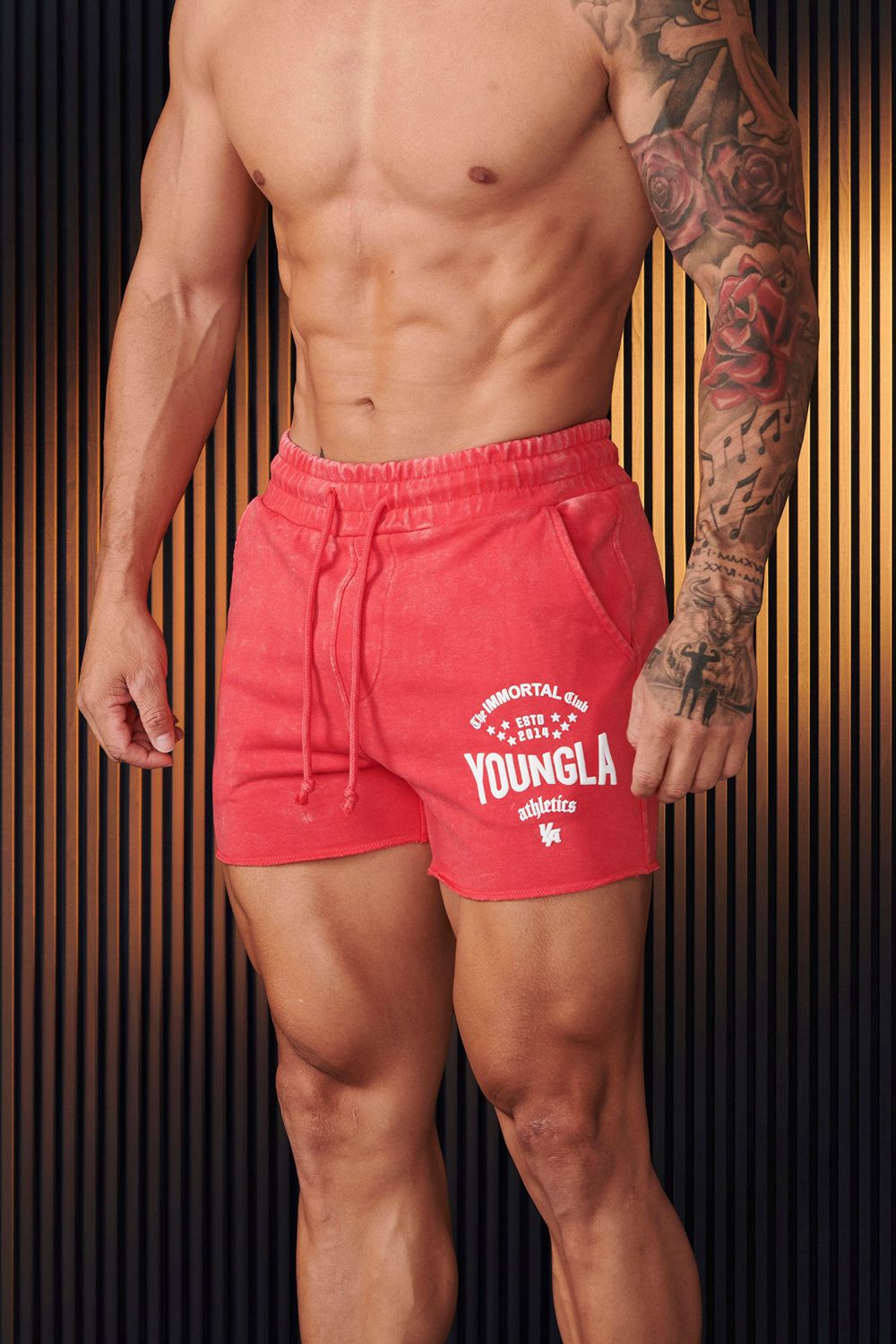 Young LA 152 - Immortal Shorts Red | Australia HAXZG-7089