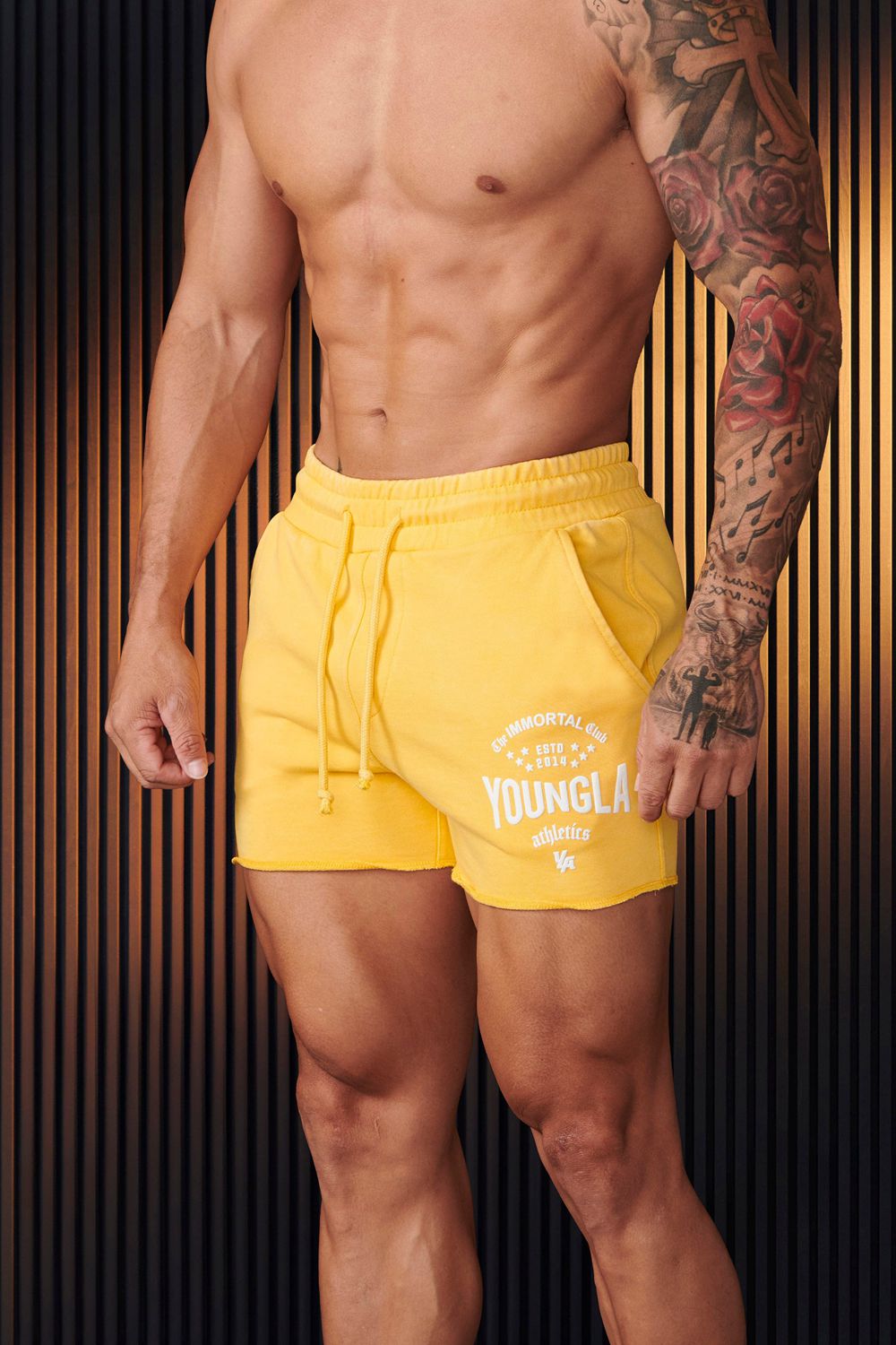 Young LA 152 - Immortal Shorts Yellow | Australia LSMIU-1852