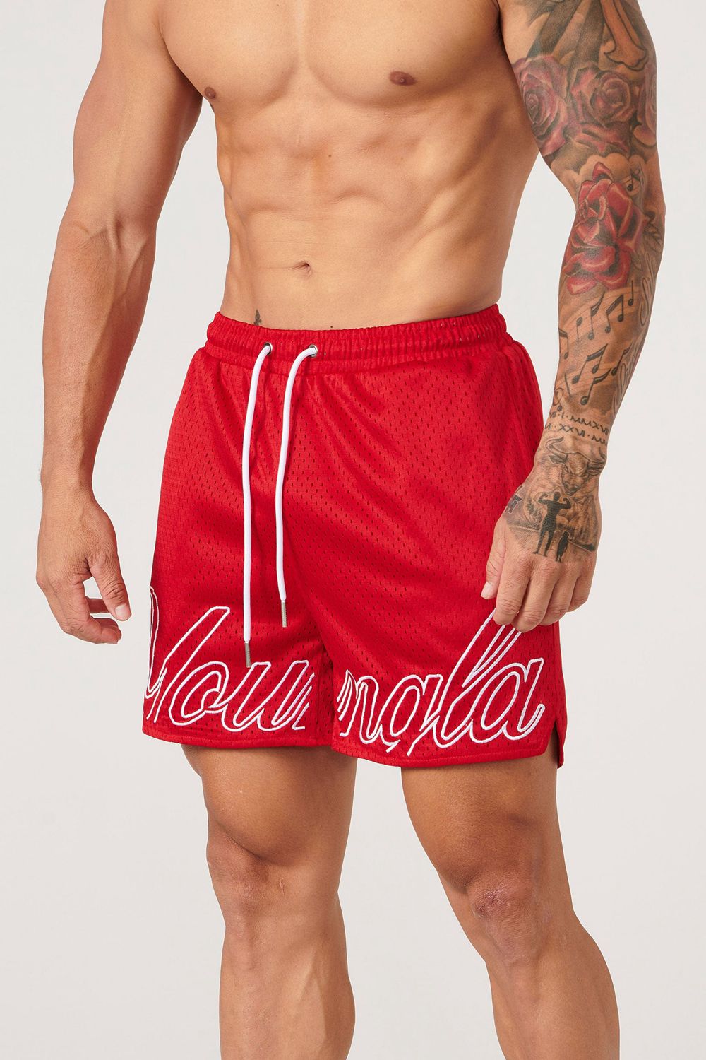 Young LA 155 Championship Shorts Red | Australia UQIGX-8560