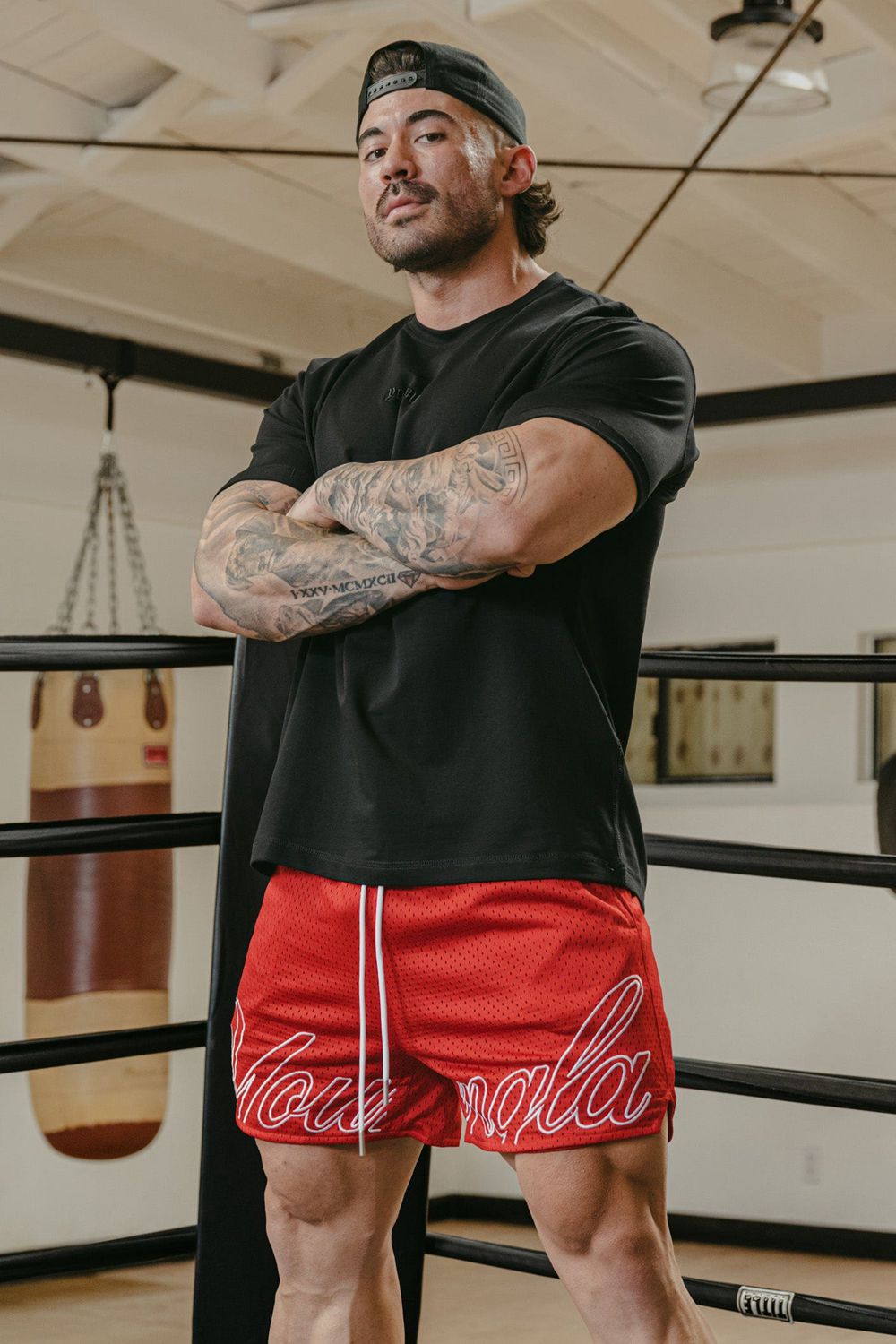 Young LA 155 Championship Shorts Red | Australia UQIGX-8560