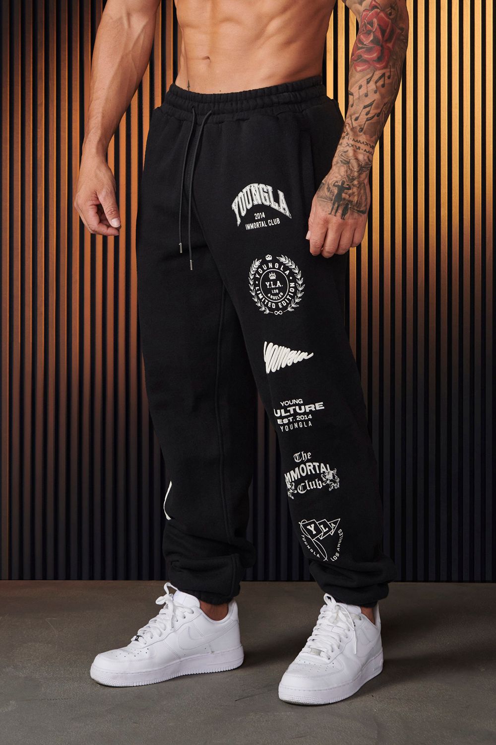 Young LA 204 - Immortal Killer Joggers Black | Australia ZEGUT-7801