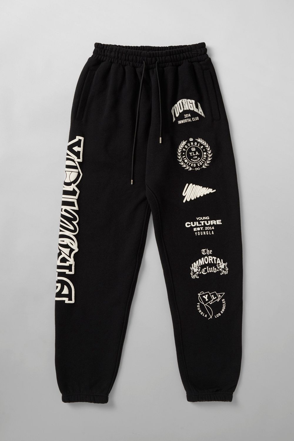 Young LA 204 - Immortal Killer Joggers Black | Australia ZEGUT-7801