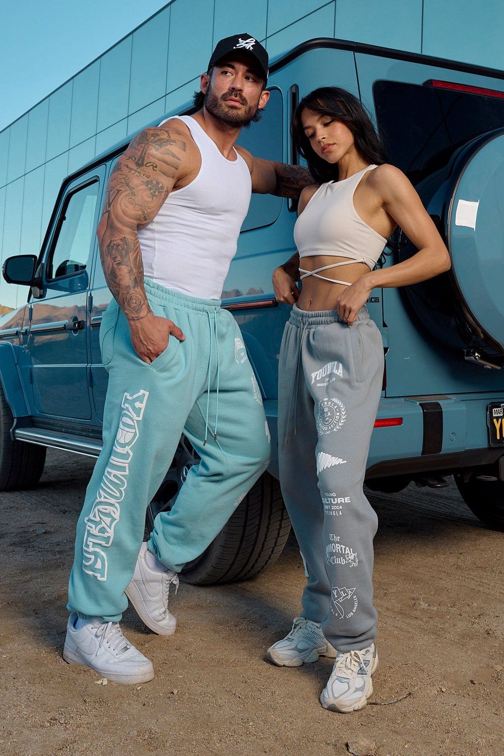 Young LA 204 - Immortal Killer Joggers Light Blue | Australia LUDAJ-4895