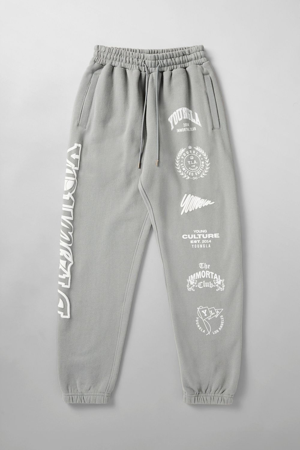 Young LA 204 - Immortal Killer Joggers Light Grey | Australia YUDKC-5438