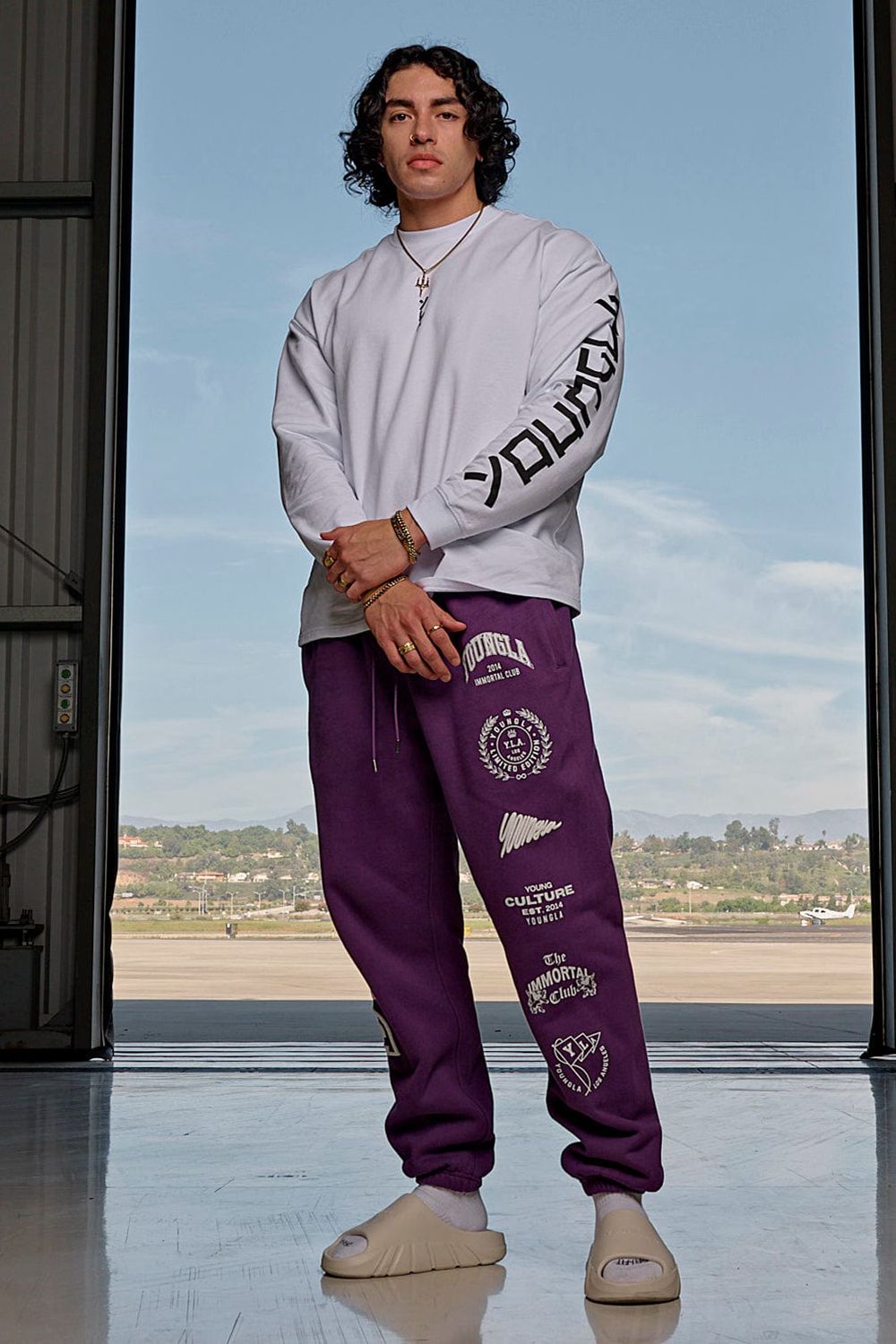 Young LA 204 - Immortal Killer Joggers Purple | Australia ZTSMW-4067