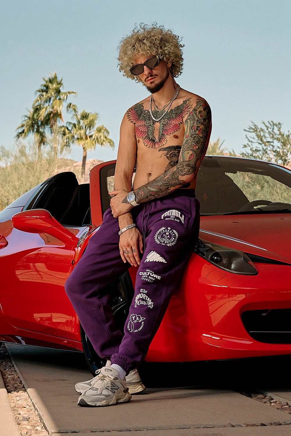 Young LA 204 - Immortal Killer Joggers Purple | Australia ZTSMW-4067