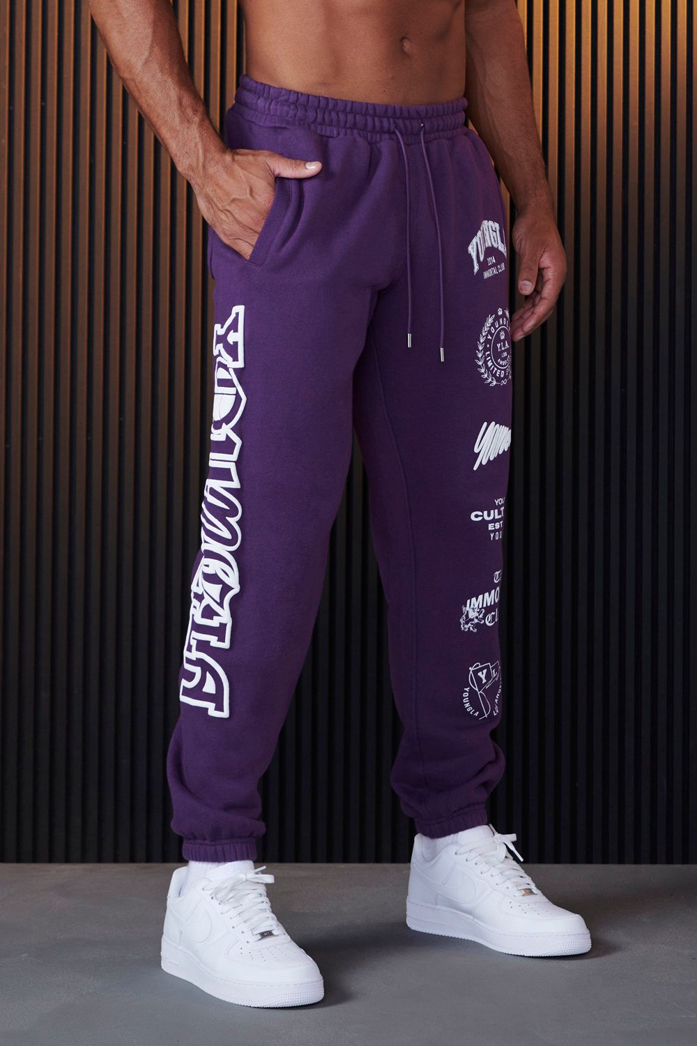 Young LA 204 - Immortal Killer Joggers Purple | Australia ZTSMW-4067