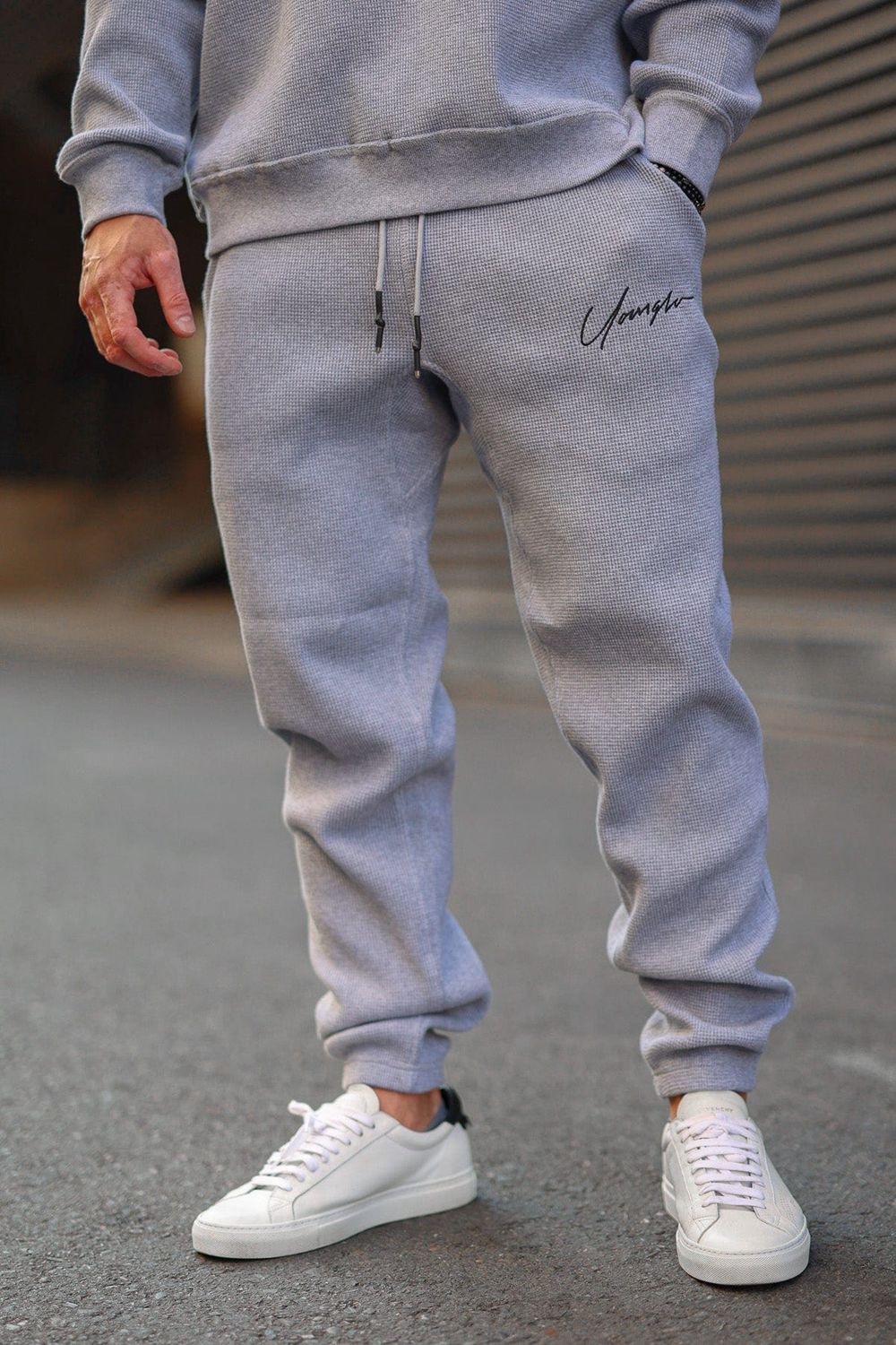 Young LA 207 Cozy Thermal Joggers Grey | Australia QIMNE-1604