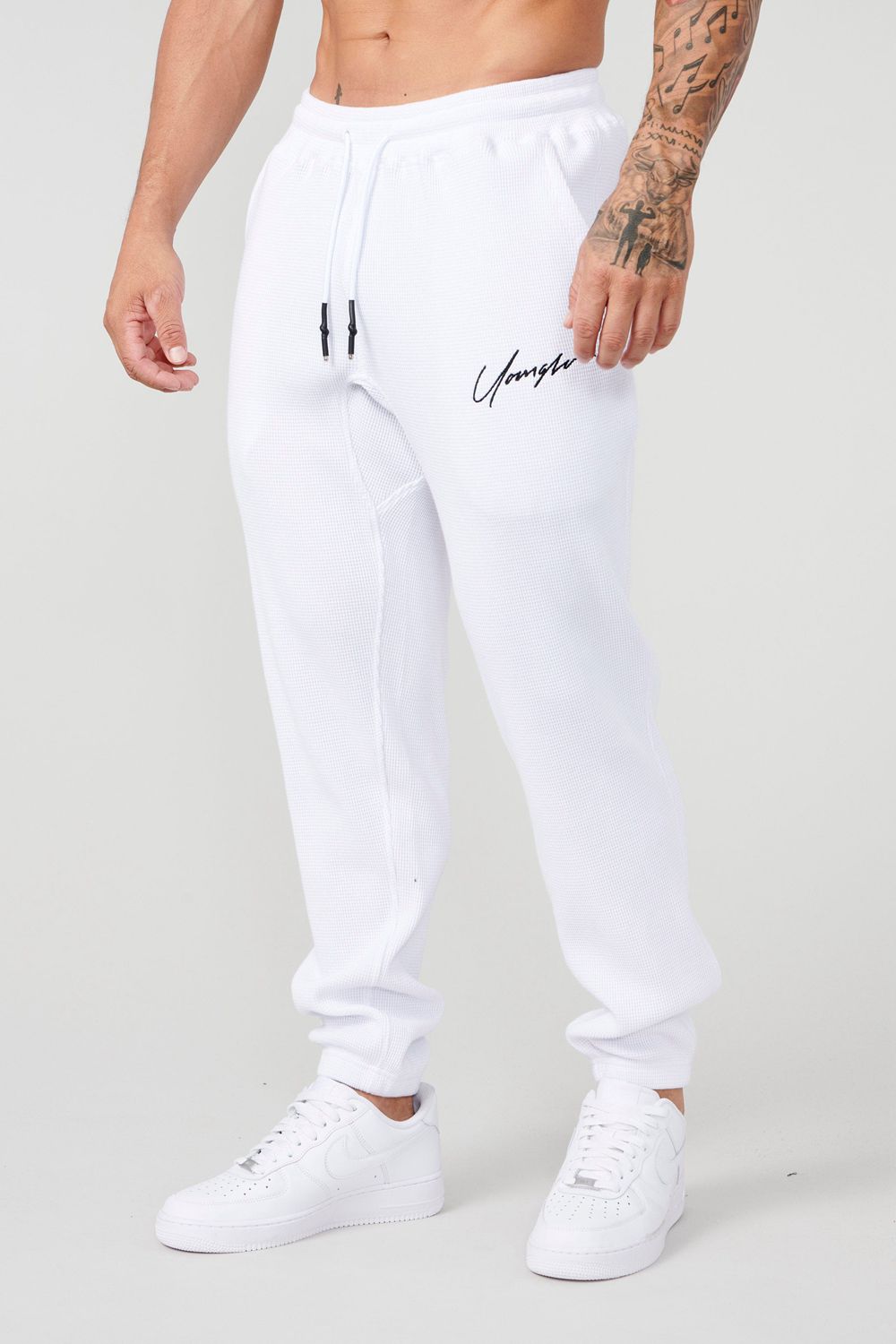 Young LA 207 Cozy Thermal Joggers White | Australia BUZEK-1534