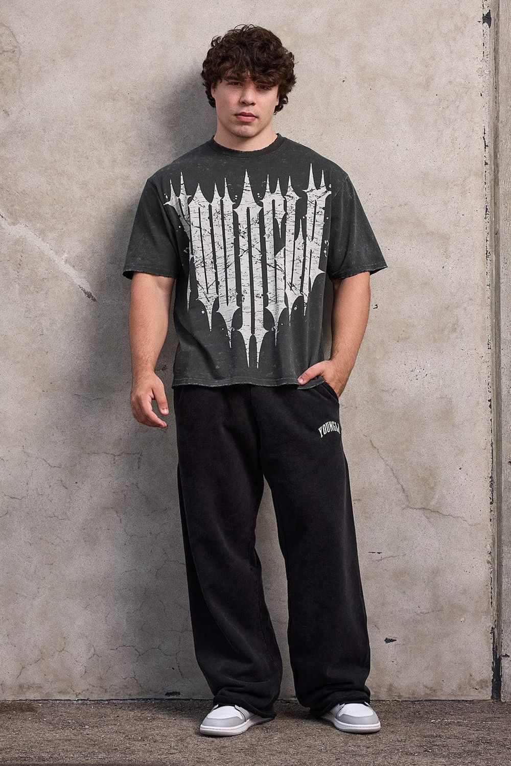 Young LA 2088 - New Wave Baggy Sweats Black | Australia BMSKH-5967