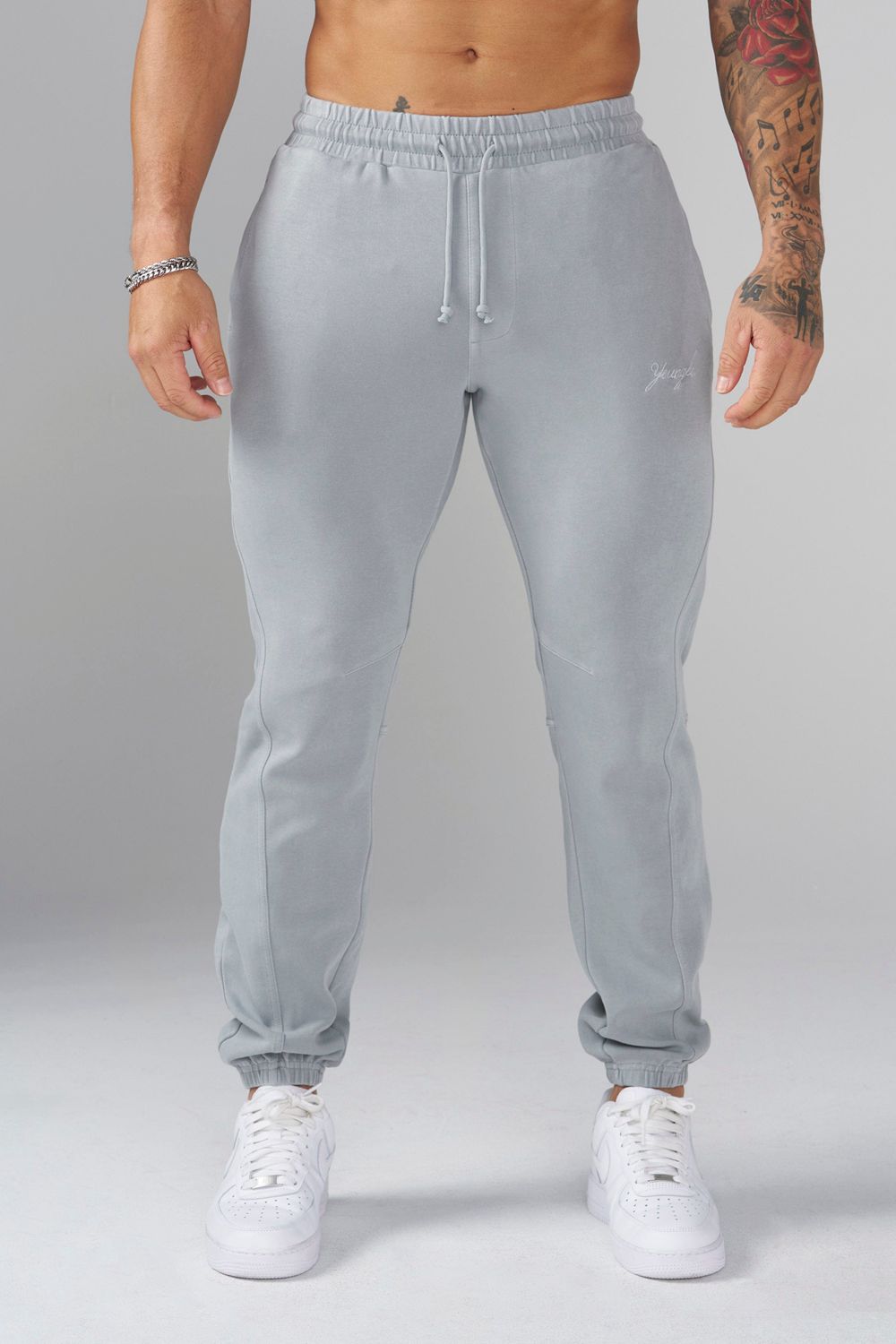 Young LA 2098 - Cloud Comfort Set - Joggers Light Grey | Australia VBXFR-8132