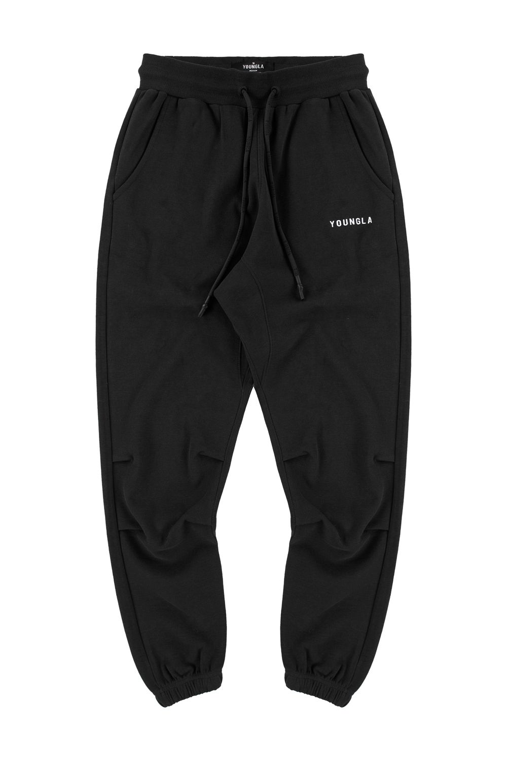 Young LA 210 Kick-Back Joggers Black | Australia URHGA-9856