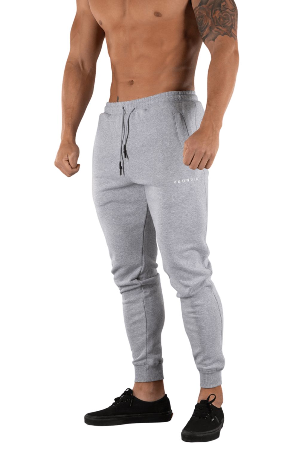 Young LA 213 Elite Joggers Light Grey | Australia AKMXV-5480