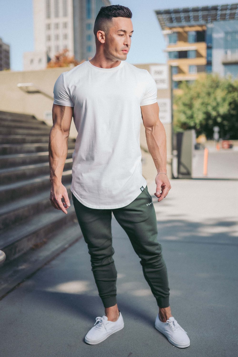 Young LA 213 Elite Joggers Olive | Australia TMUWP-9108