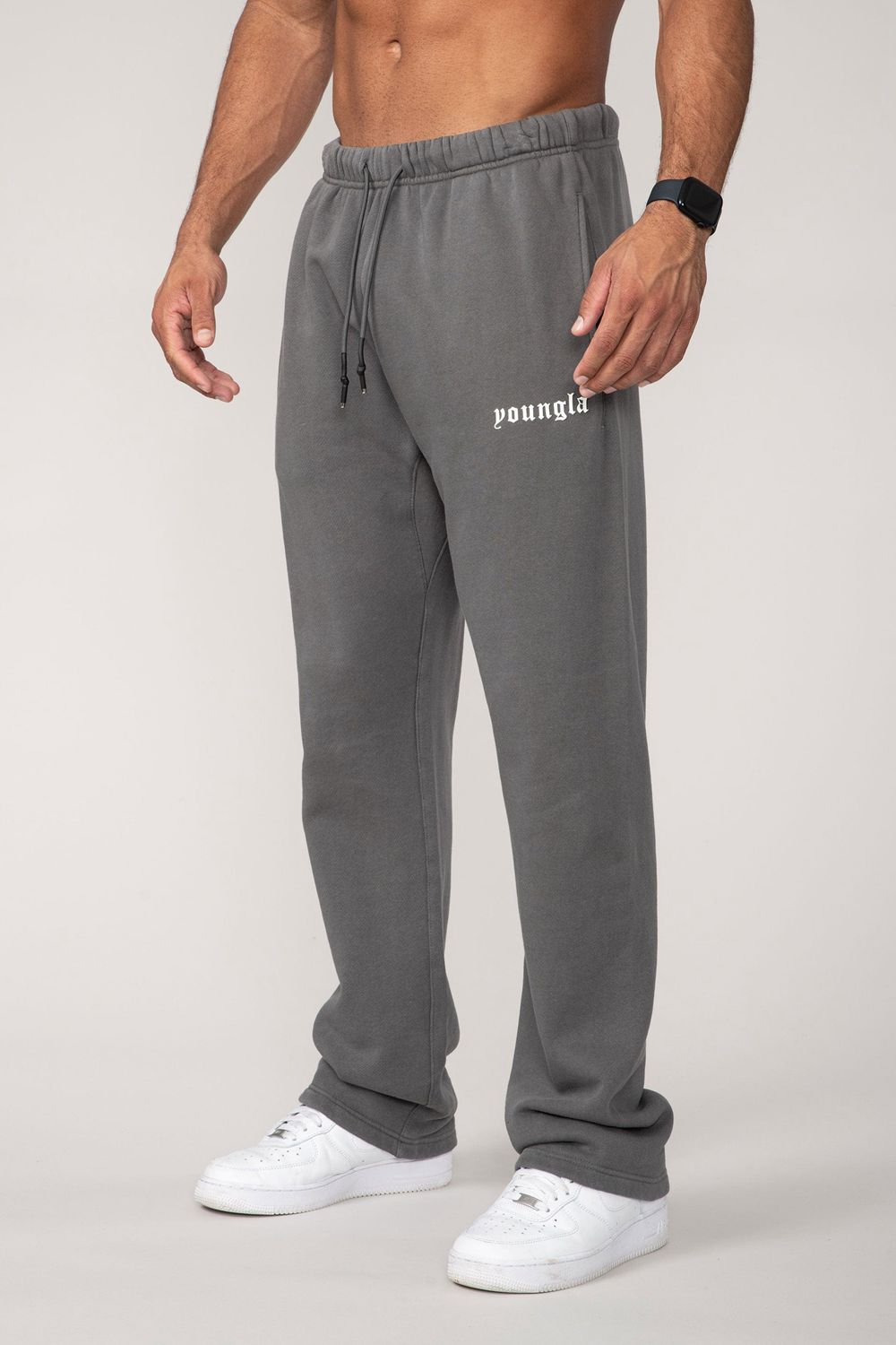 Young LA 216 Eternal No Cuff Sweats Grey | Australia LXVCI-3980