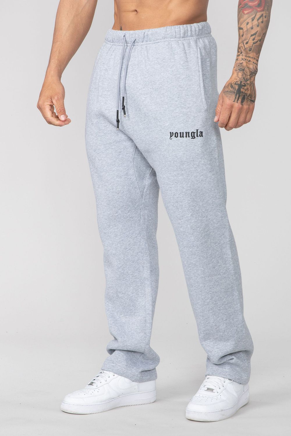 Young LA 216 Eternal No Cuff Sweats Light Grey | Australia IKQFS-0162