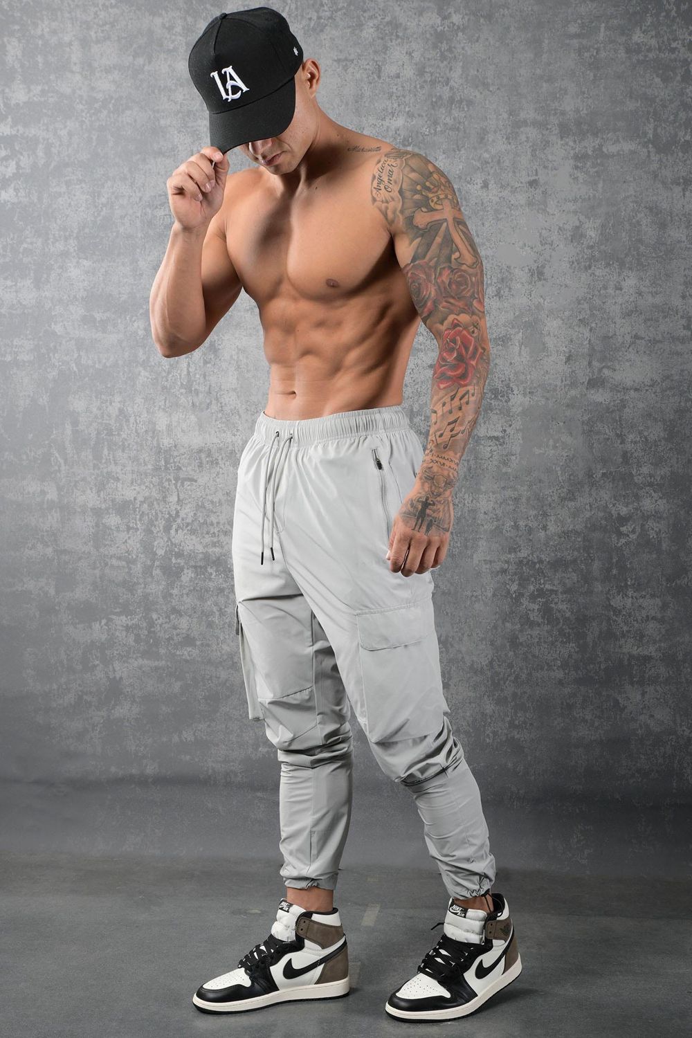 Young LA 218 Travel Cargo Joggers White | Australia RHUVL-6872