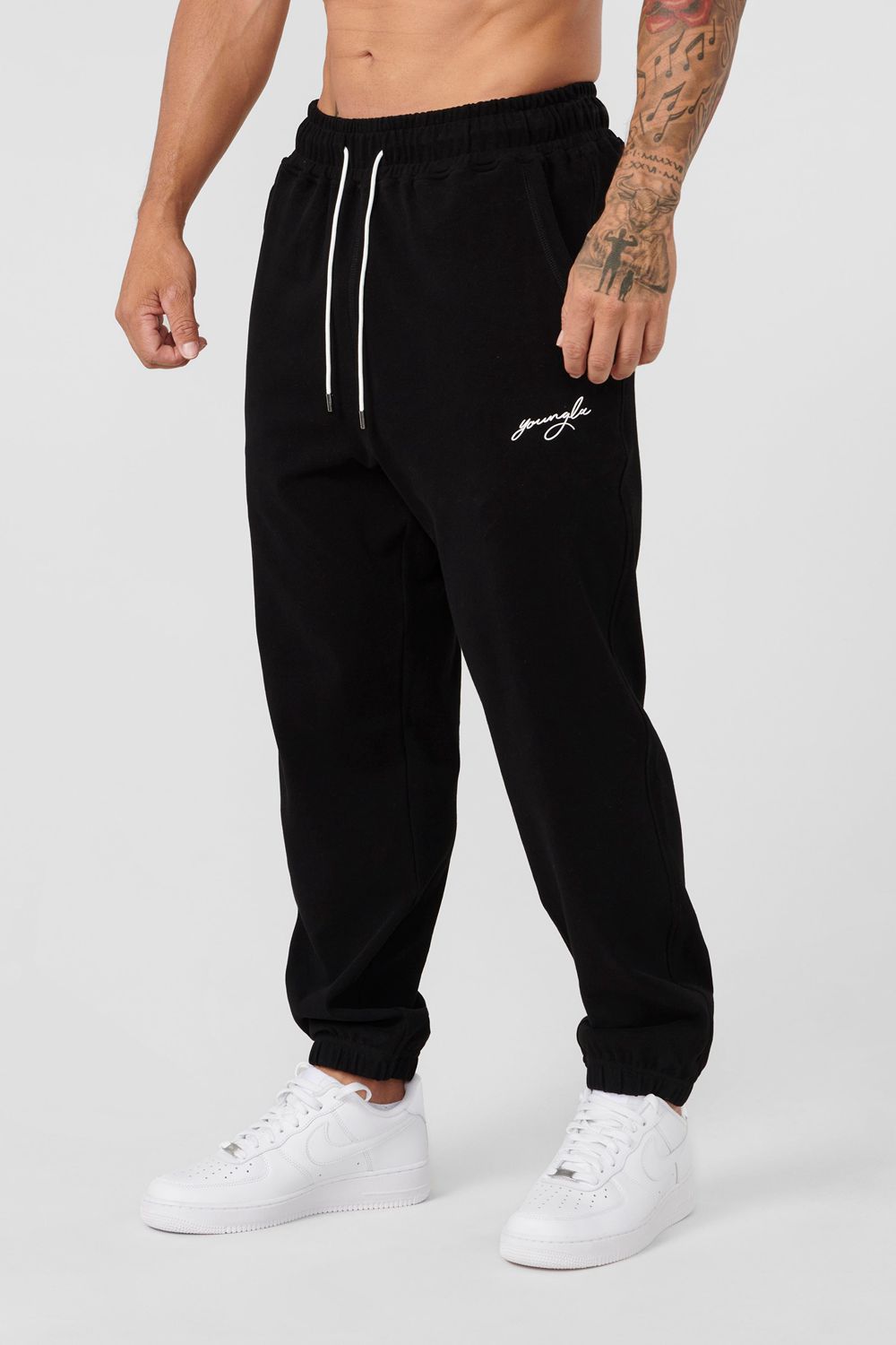 Young LA 219 Chill Cloud Joggers Black | Australia EVXDG-4978