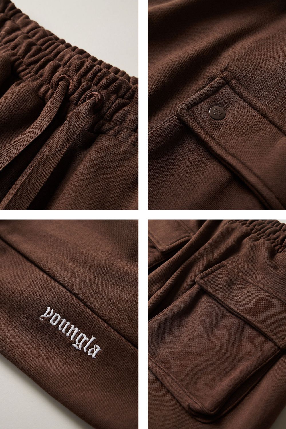 Young LA 224 - Rambo Joggers 2.0 Brown | Australia OMVYW-0258