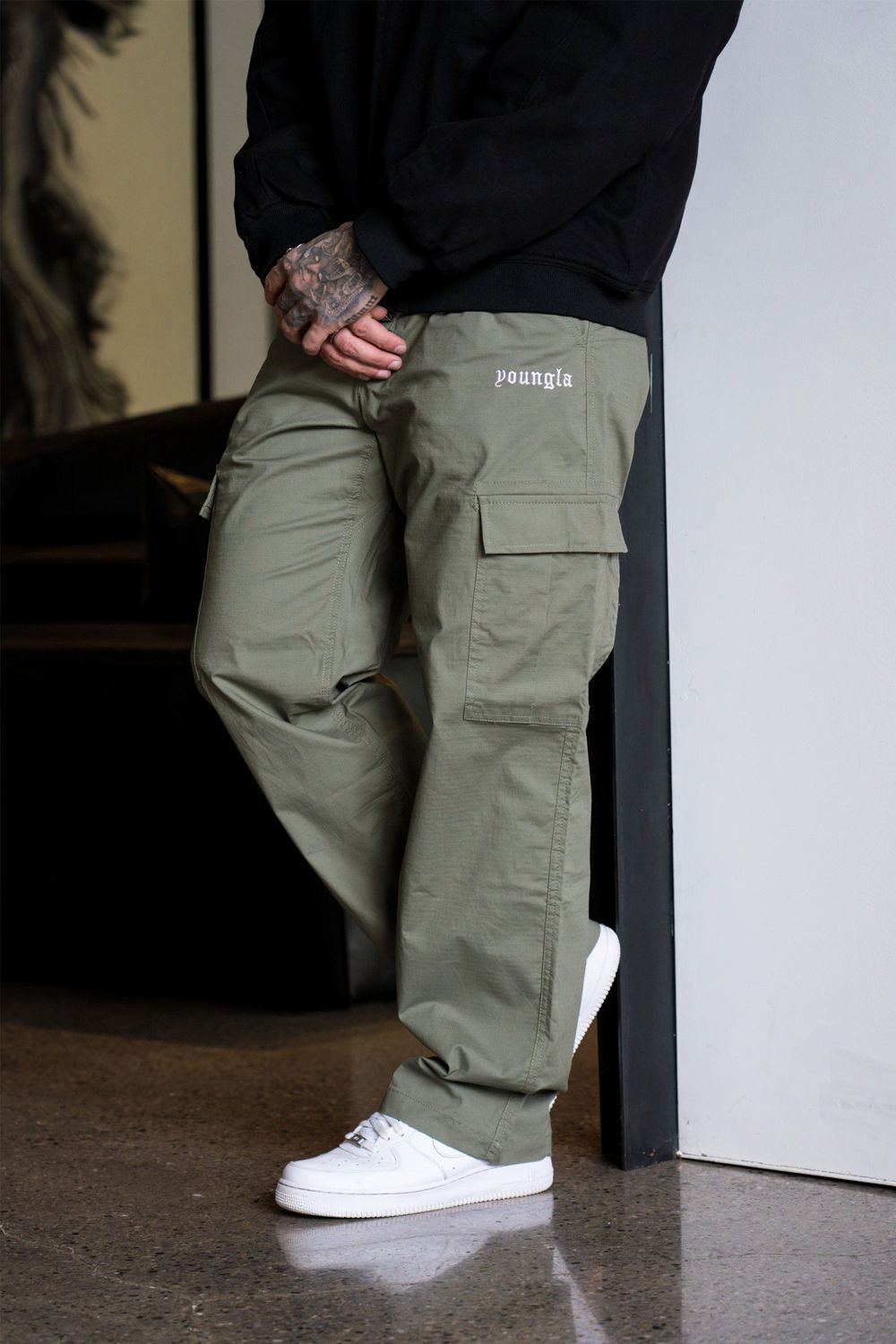 Young LA 226 - Trailblaze Cargos Olive | Australia YHRKL-1267