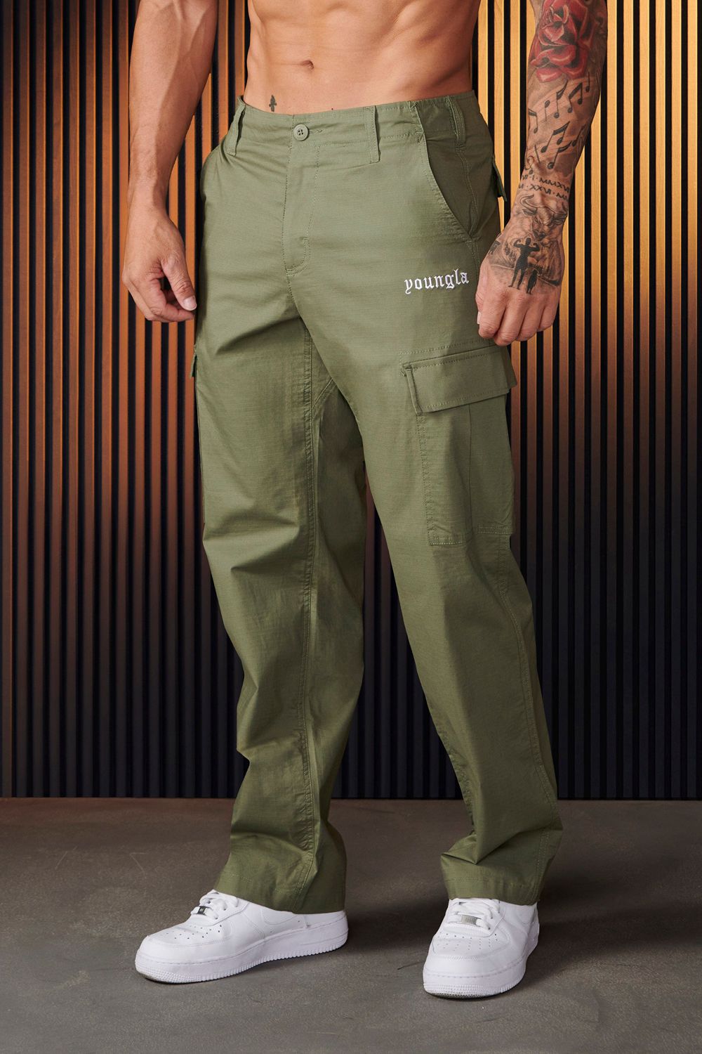 Young LA 226 - Trailblaze Cargos Olive | Australia YHRKL-1267